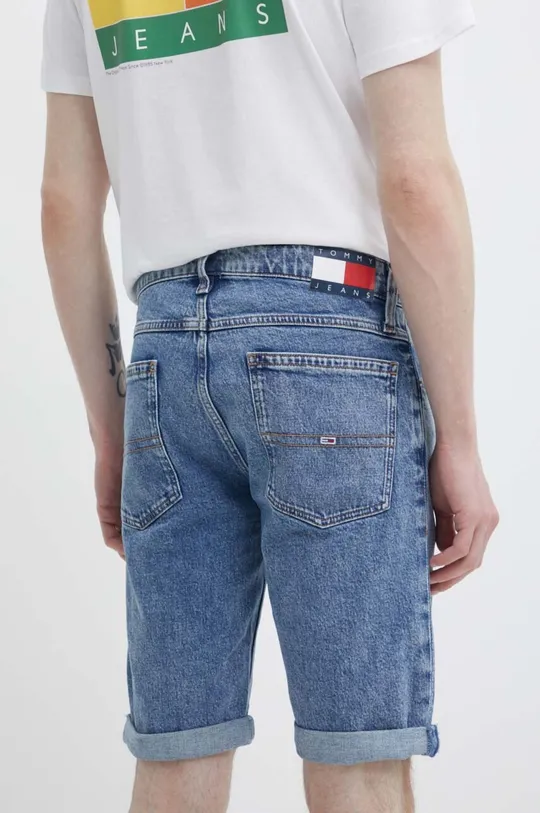 Rifľové krátke nohavice Tommy Jeans 99 % Bavlna, 1 % Elastan