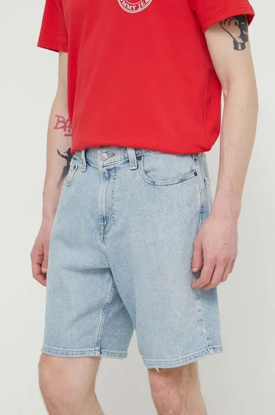 modra Jeans kratke hlače Hollister Co. Moški