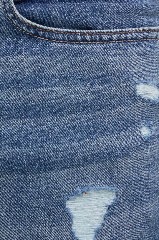 modrá Rifľové krátke nohavice Hollister Co.