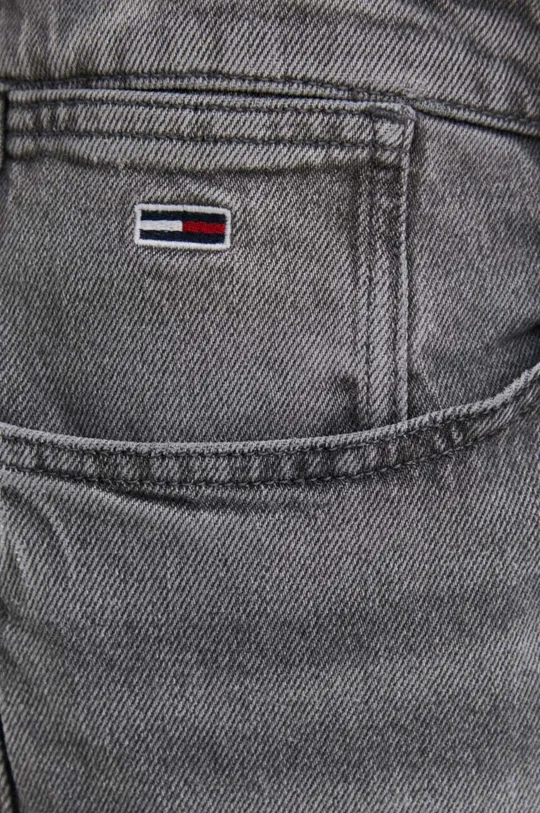 sivá Rifľové krátke nohavice Tommy Jeans