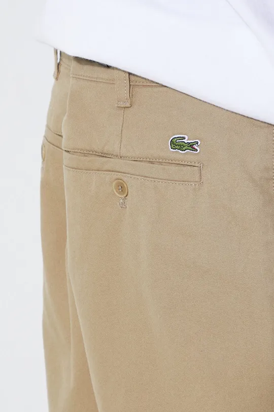 Lacoste pantaloni scurti din bumbac De bărbați