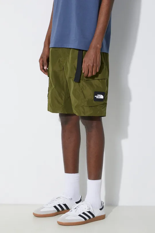 green The North Face outdoor shorts