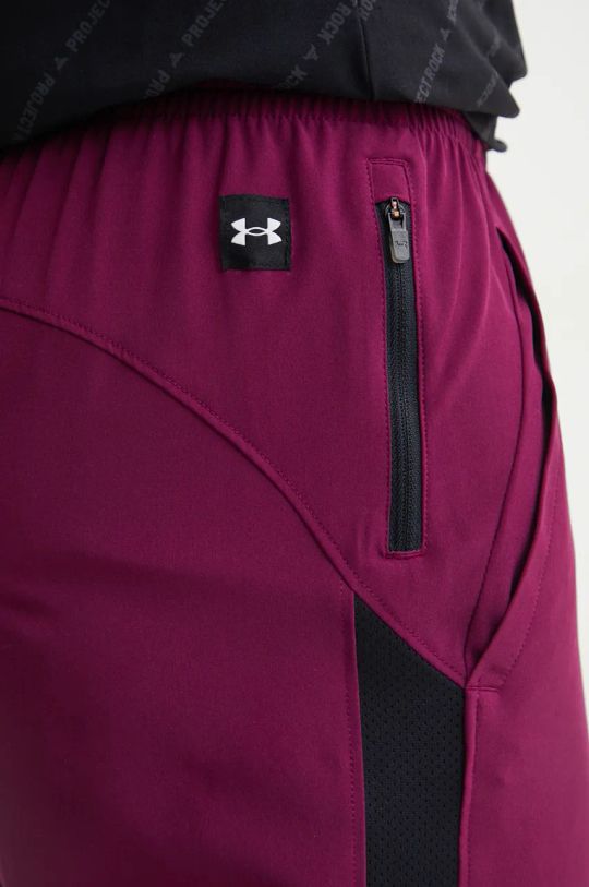 Under Armour szorty treningowe Project Rock fioletowy 1384217