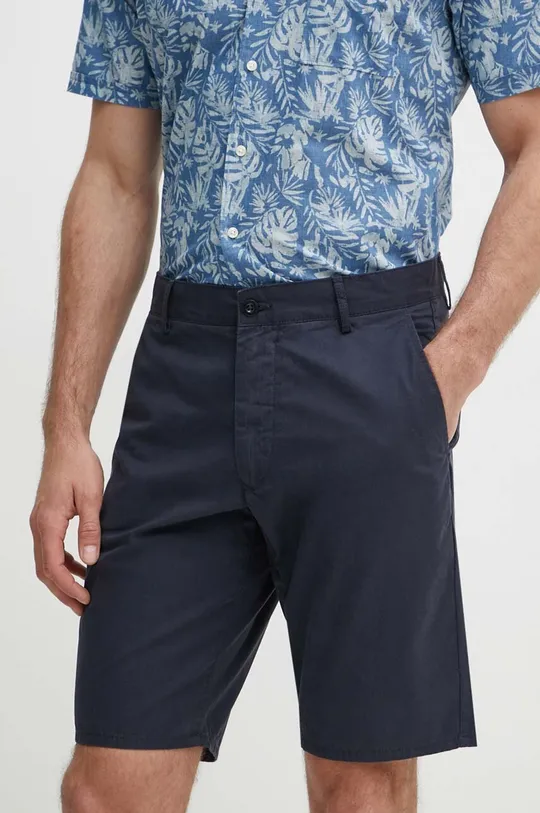 mornarsko plava Pamučne kratke hlače Gant Muški