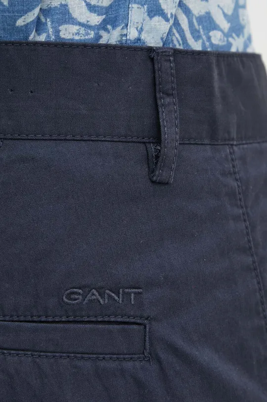 tmavomodrá Bavlnené šortky Gant