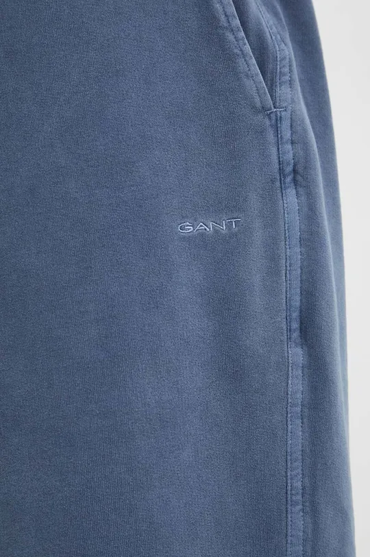sötétkék Gant pamut rövidnadrág
