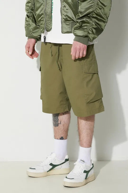 зелений Шорти Universal Works Parachute Short