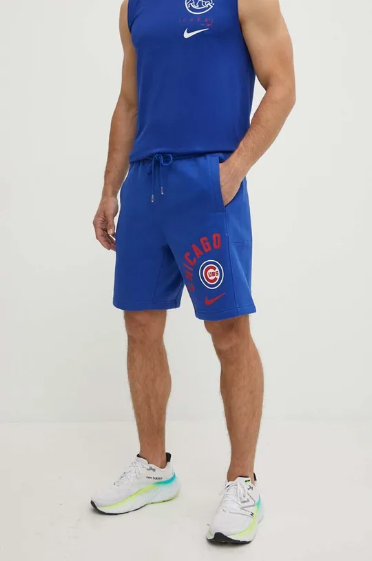 modra Kratke hlače Nike Chicago Cubs Moški