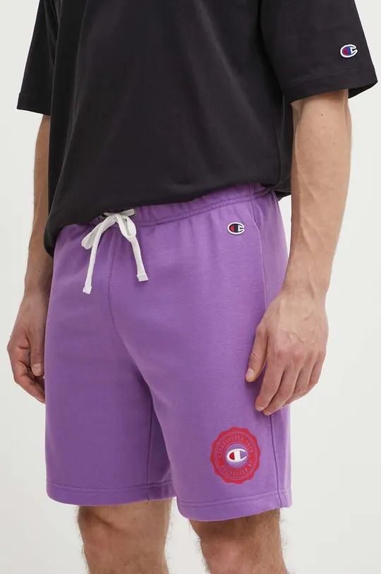 vijolična Kratke hlače Champion Moški