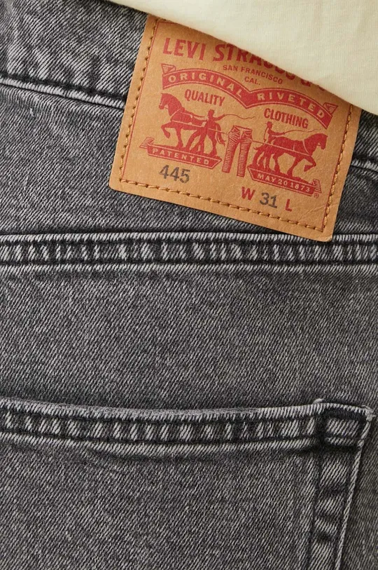 szary Levi's szorty jeansowe