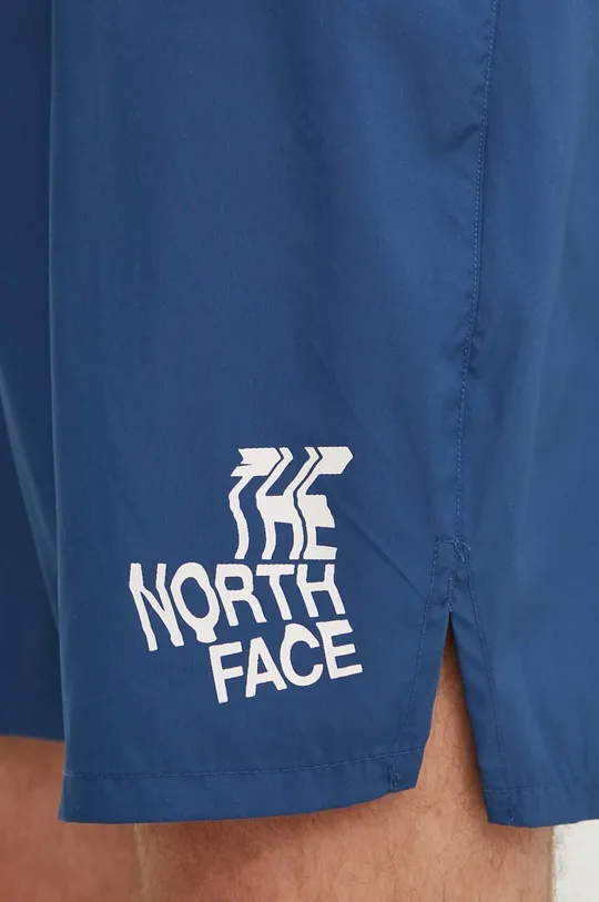 niebieski The North Face szorty sportowe Limitless
