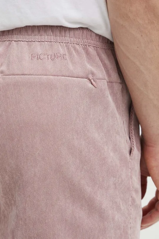 roza Kratke hlače iz rebrastega žameta Picture Dalvik