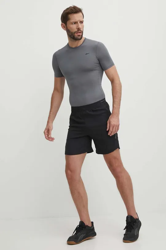 Kratke hlače za vadbo Reebok Certified črna