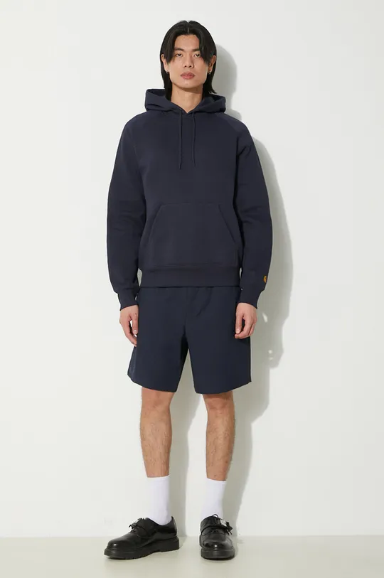 Norse Projects szorty Ezra Relaxed Solotex granatowy
