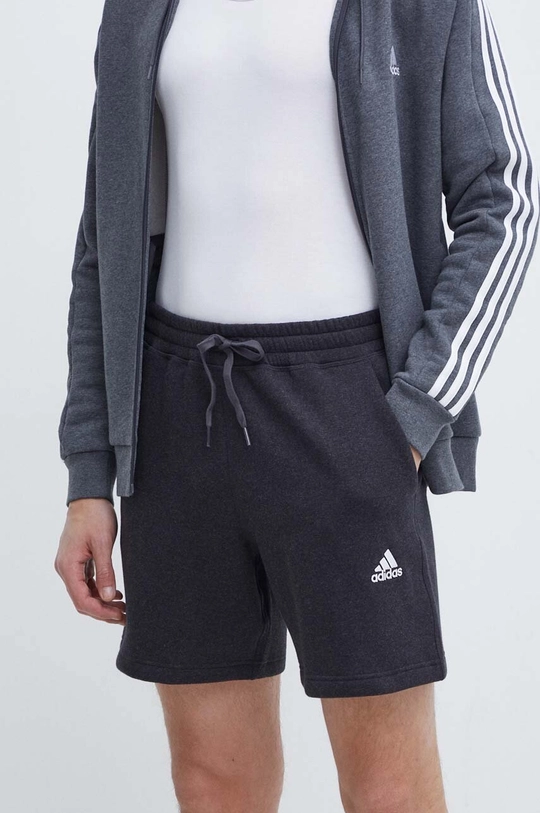 серый Шорты adidas Мужской