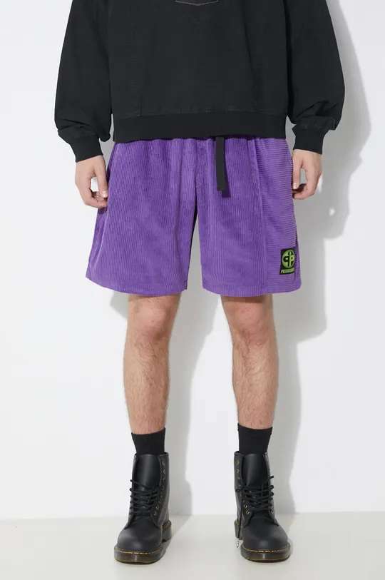 violet PLEASURES corduroy shorts Flip Corduroy Shorts