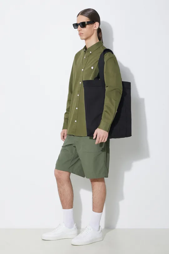 Bavlněné šortky Engineered Garments Fatigue Short zelená
