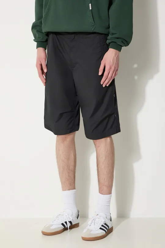 μαύρο Σορτς Maharishi Maha Tiger Loose Snoshorts