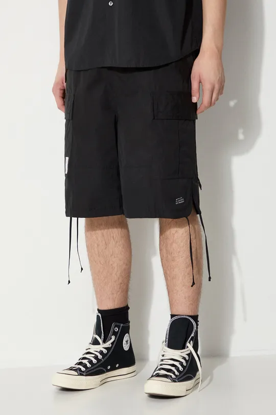 black Undercover cotton shorts