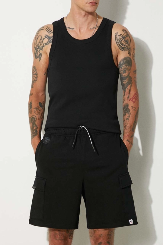 AAPE shorts plain black AAPSPMA676XXM