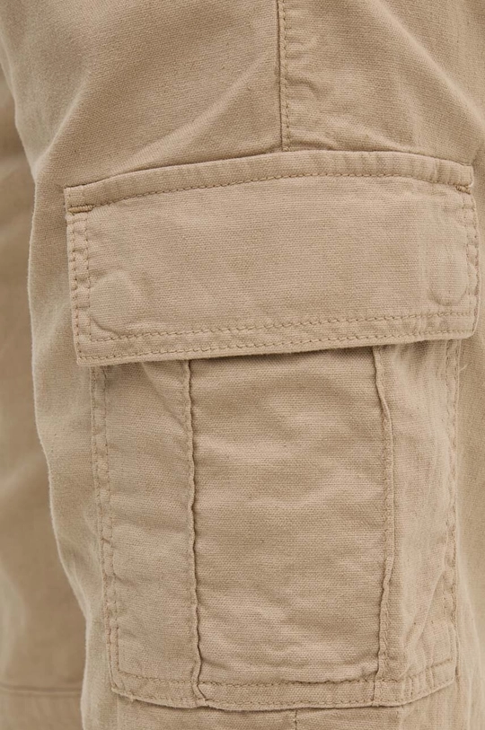 Guess pantaloncini in lino misto beige M4GD17.WFBXA