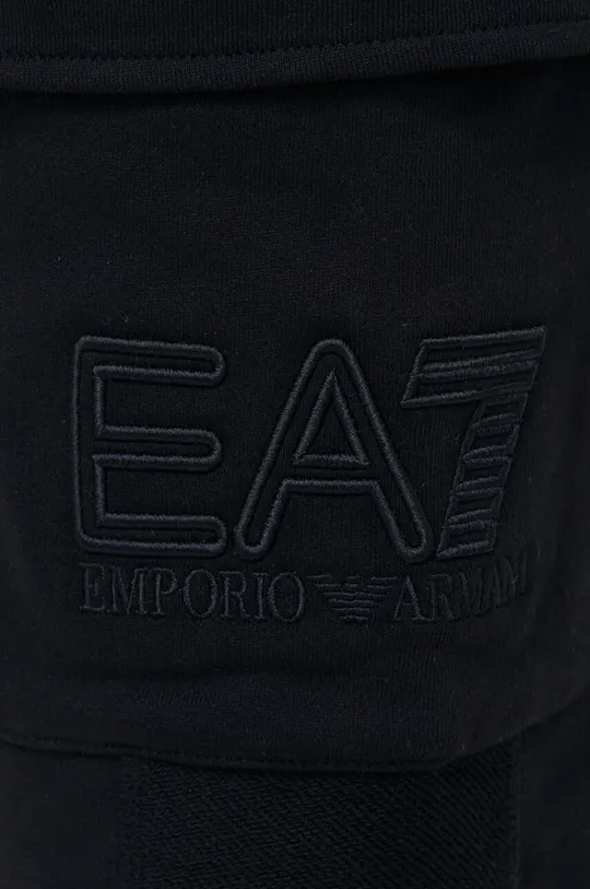 Βαμβακερό σορτσάκι EA7 Emporio Armani