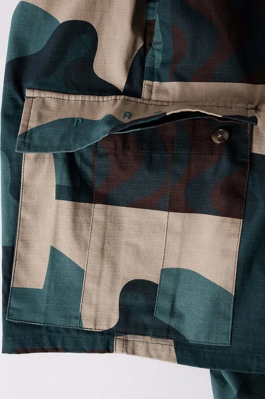 Bavlnené šortky by Parra Distorted Camo Shorts Unisex