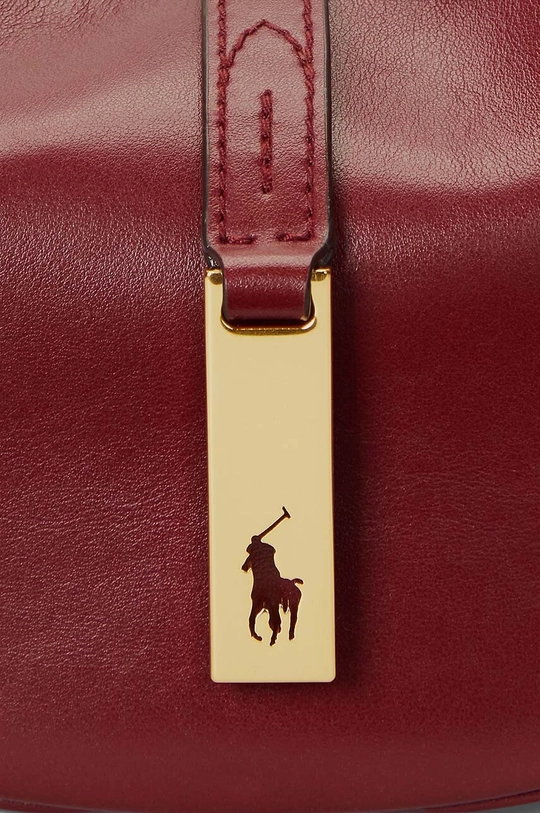 Kožená kabelka Polo Ralph Lauren 428871248 růžová