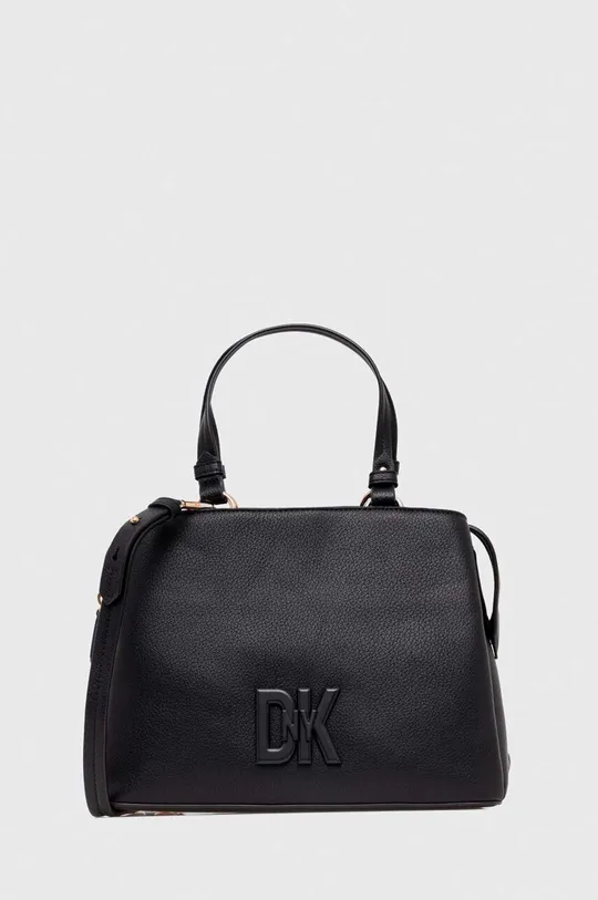 μαύρο Δερμάτινη τσάντα Dkny Γυναικεία