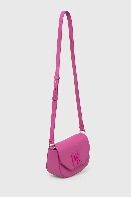 Кожаная сумочка Dkny розовый