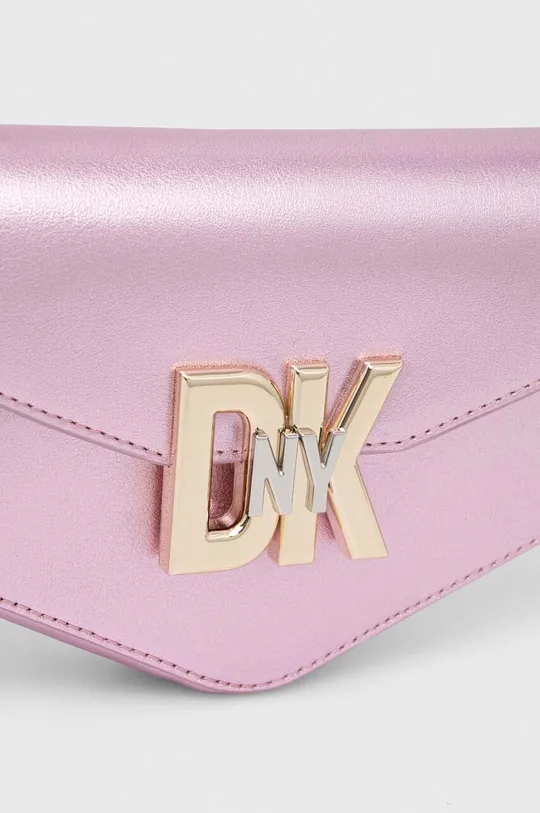 rosa Dkny borsa a mano in pelle