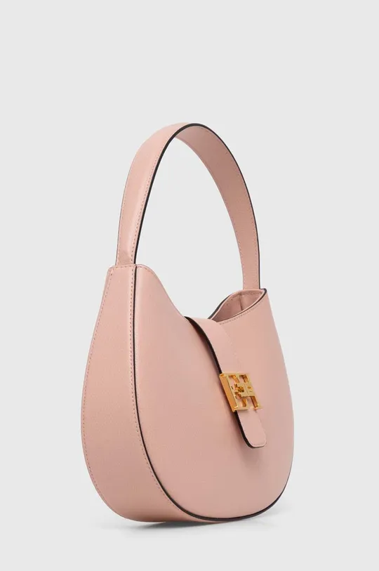 Usnjena torbica Elisabetta Franchi roza