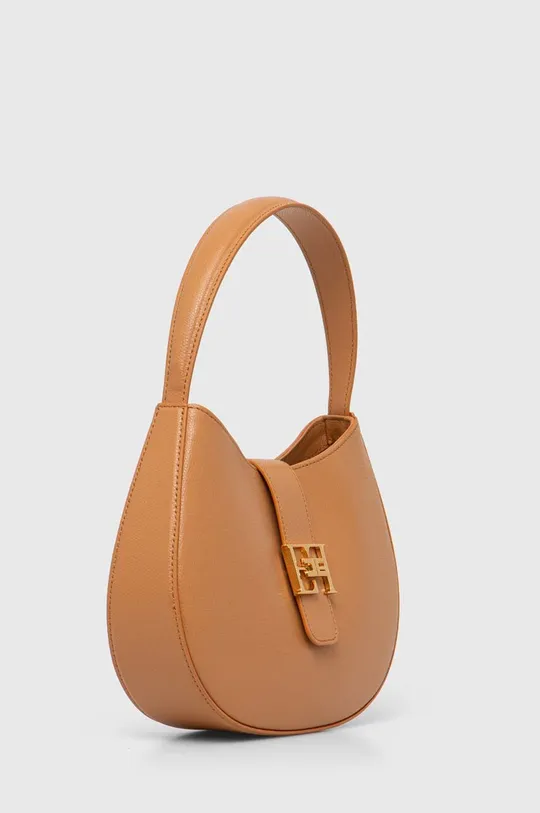 Шкіряна сумочка Elisabetta Franchi коричневий