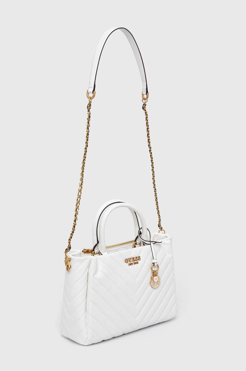 Сумочка Guess цвет белый | ANSWEAR.ua