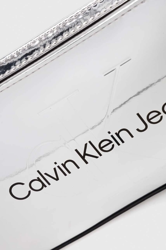 strieborná Kabelka Calvin Klein Jeans