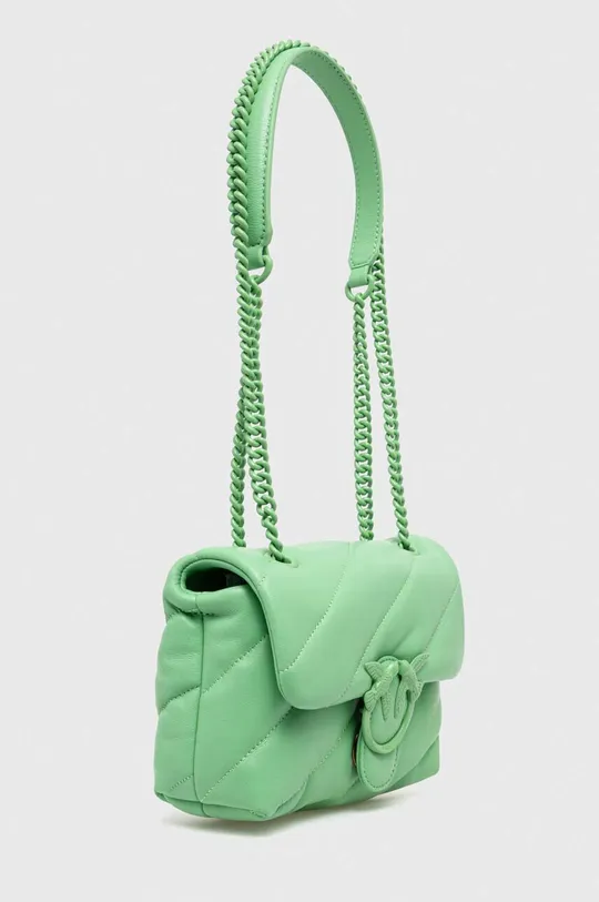Δερμάτινη τσάντα Pinko πράσινο