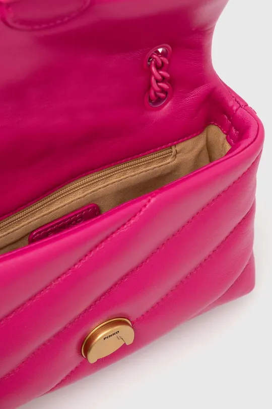 roza Usnjena torbica Pinko