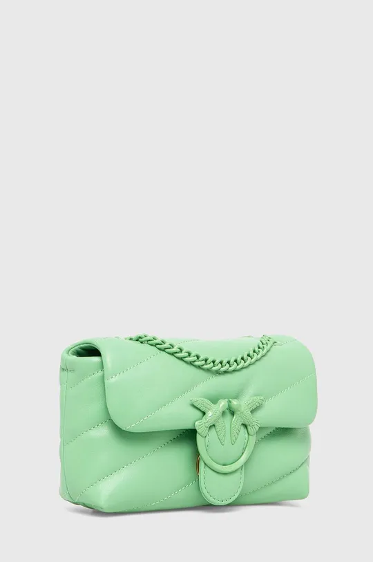 Pinko torebka skórzana zielony