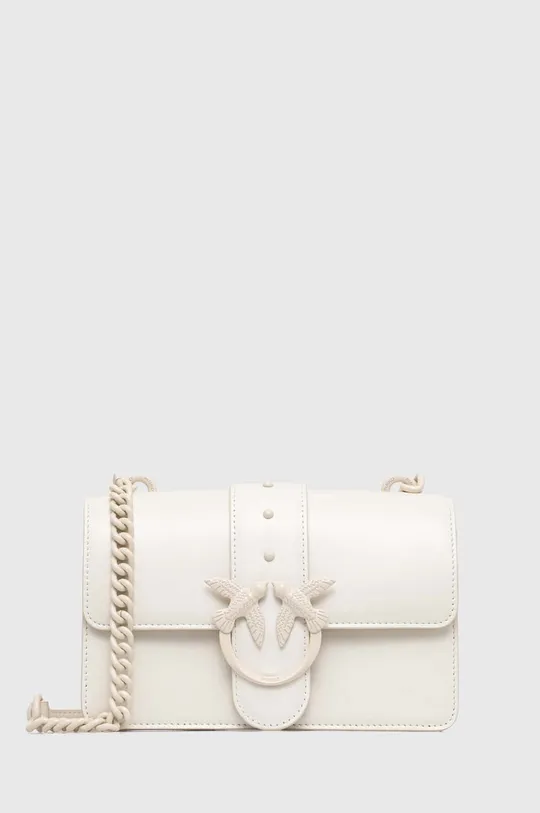 λευκό Δερμάτινη τσάντα Pinko Γυναικεία