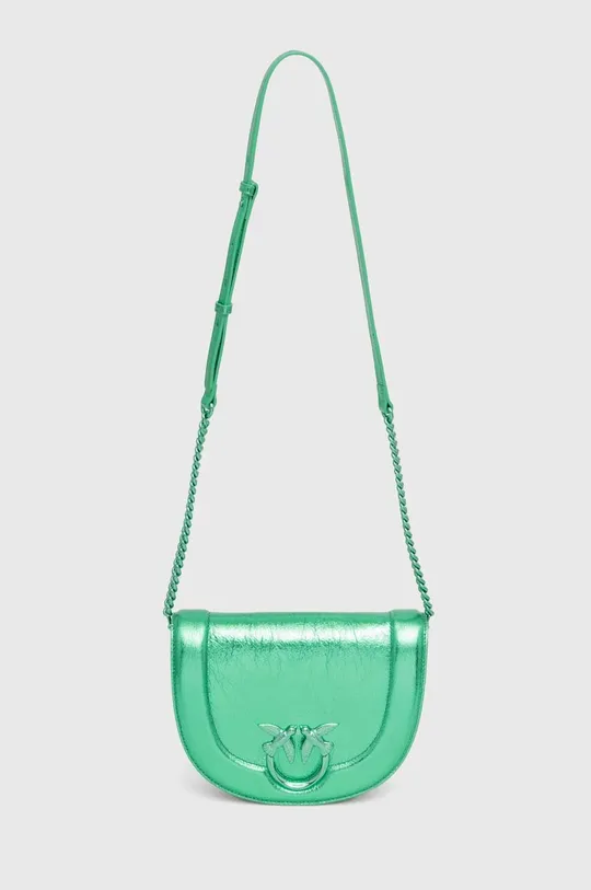 Pinko bőr táska zöld