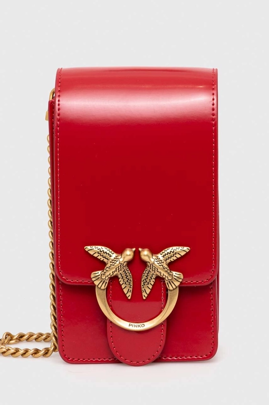 Pinko borsa a mano in pelle rosso