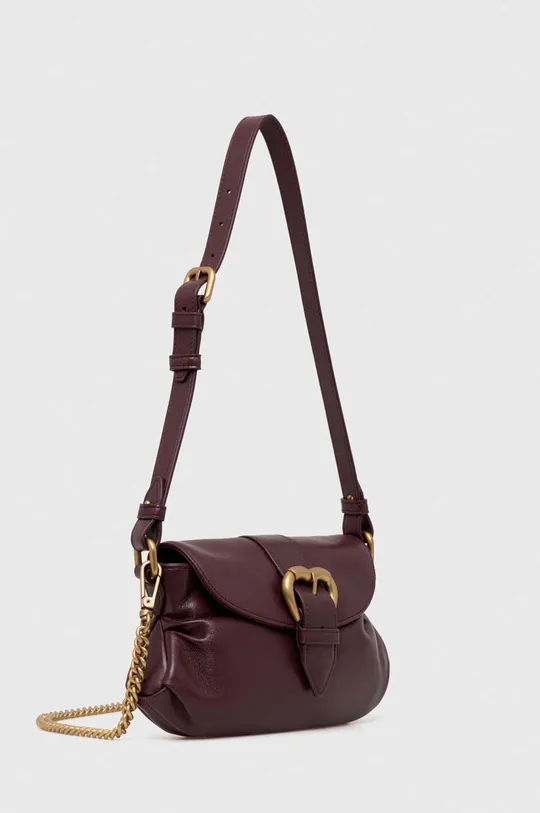 Pinko borsa a mano in pelle violetto