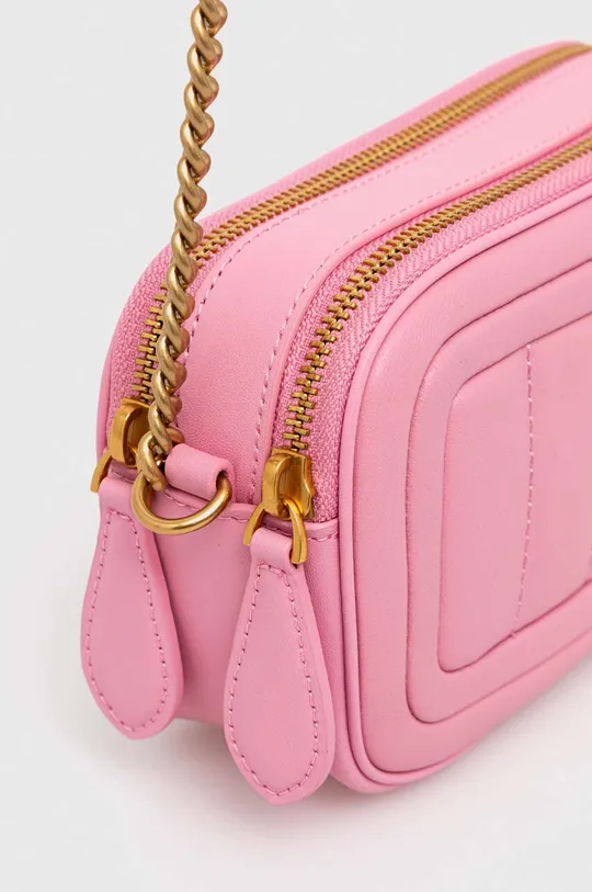 ružová Kožená kabelka Pinko