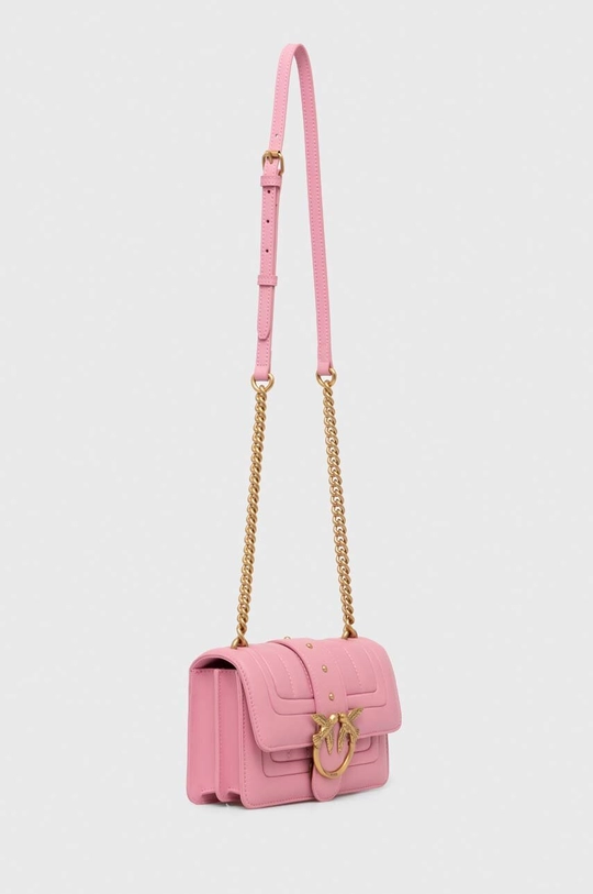 Pinko borsa a mano in pelle rosa