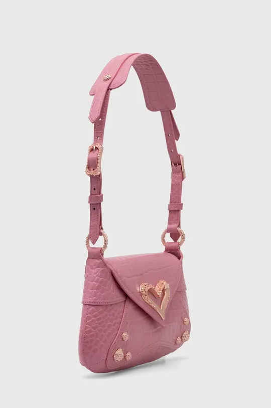 Шкіряна сумочка Pinko рожевий