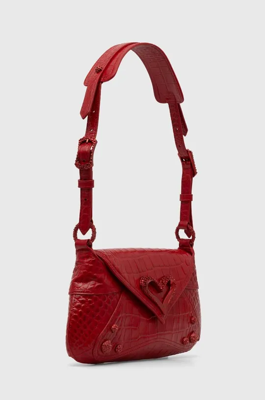 Usnjena torbica Pinko rdeča