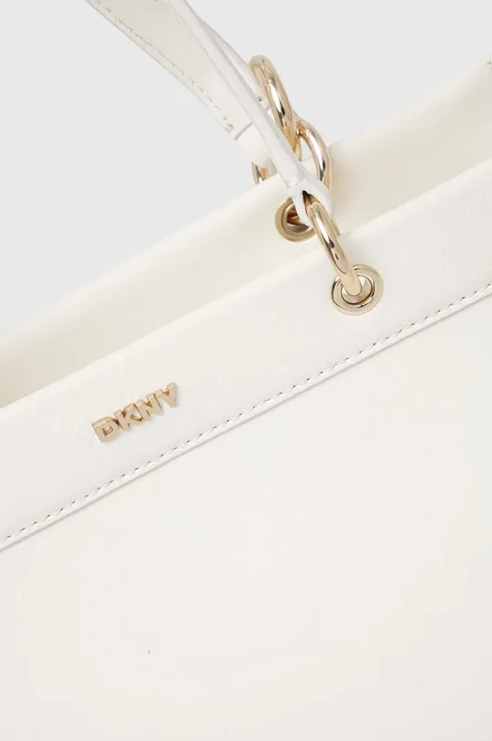 bela Usnjena torbica Dkny