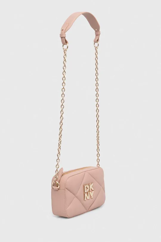 Кожаная сумочка Dkny розовый