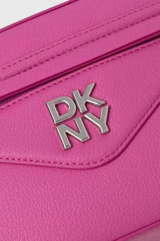 ροζ Δερμάτινη τσάντα DKNY
