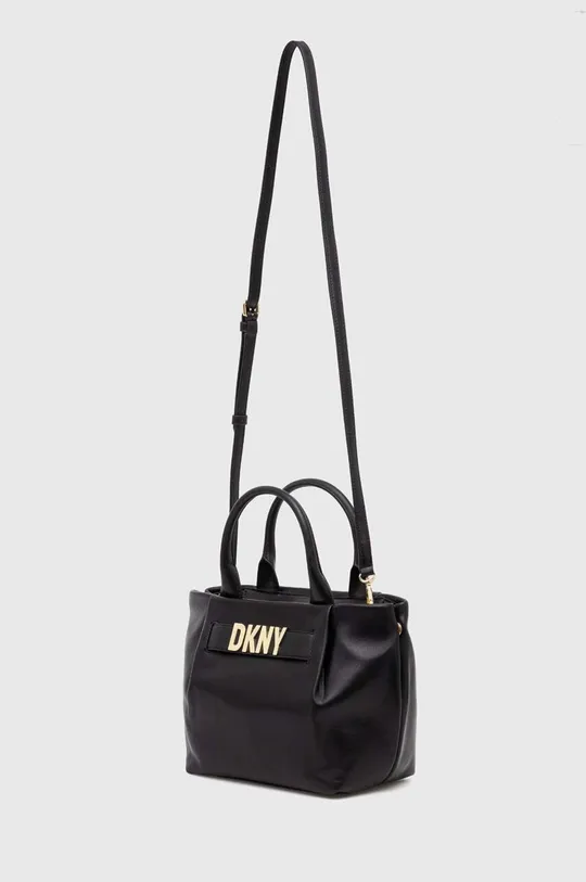 Δερμάτινη τσάντα Dkny μαύρο